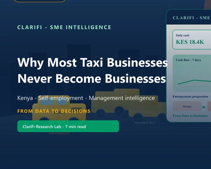Kenyan taxi business and management intelligence — ClariFi Research Lab