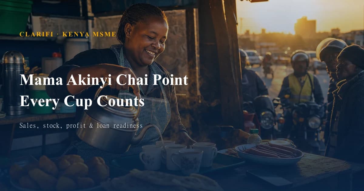Mama Akinyi Chai Point: Every Cup Counts cover